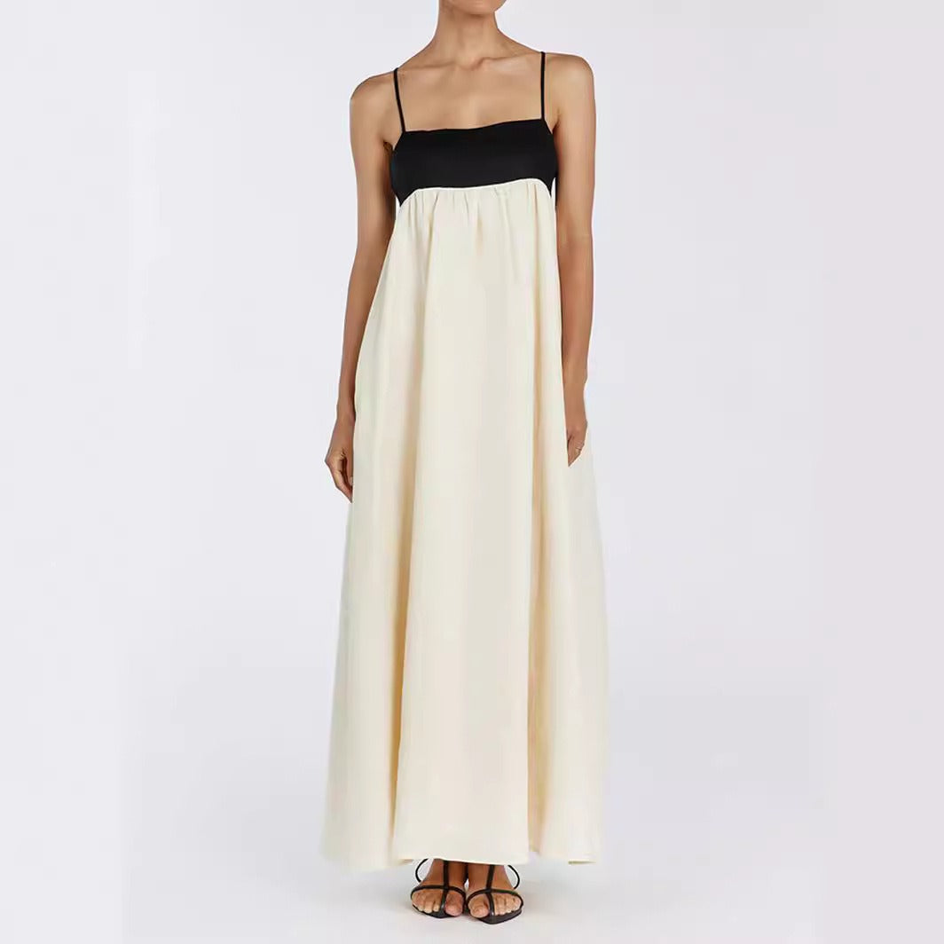 Summer casual dress | women's cotton and linen maxi dress