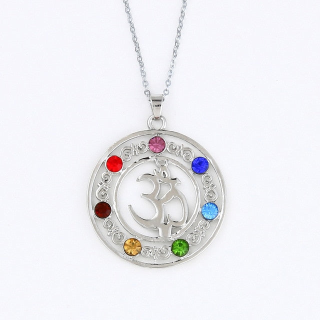 Crystal Beads 7 Chakra Pendants