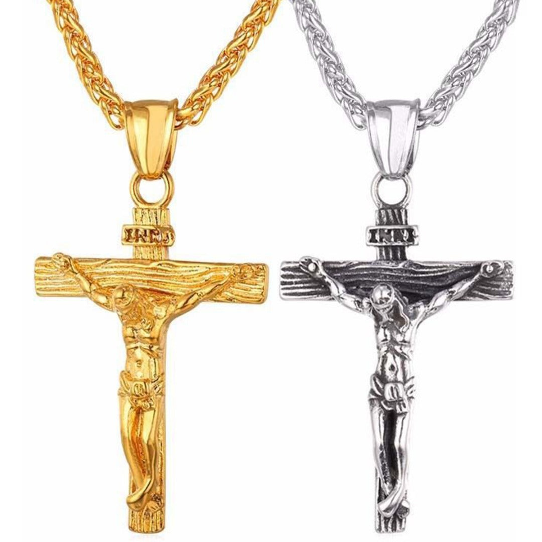 Crucifix Pendand, Silver Or Gold